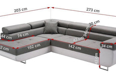 Artic Corner Sofa Bed