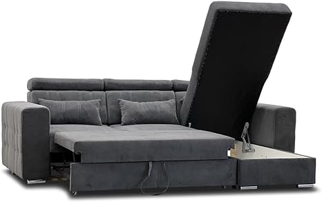 Luca Corner Sofa Bed With Storage