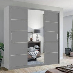 Lyon Mirrored Bedroom Sliding Door Wardrobes