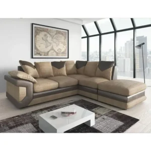Dino Jumbo Cord Corner Sofa with detachable footstool - Image 5
