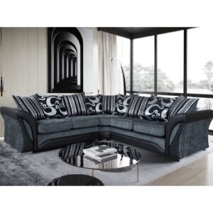 Shannon Corner Sofa- Chenille Fabric Luxury Sofa - Image 3