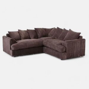 Manny Jumbo Cord 5 Seater Corner sofa - Image 4