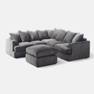 Manny Jumbo Cord 5 Seater Corner sofa - Image 7