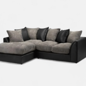 Danny L Shape Jumbo Cord 4 Seater Corner Sofa - Image 3