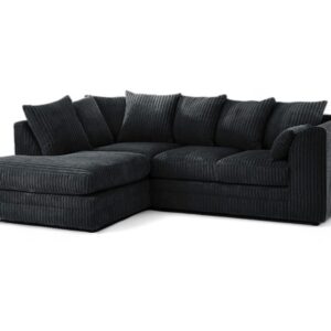 Manny L Shape Jumbo Cord 4 Seater Corner Sofa - Image 3